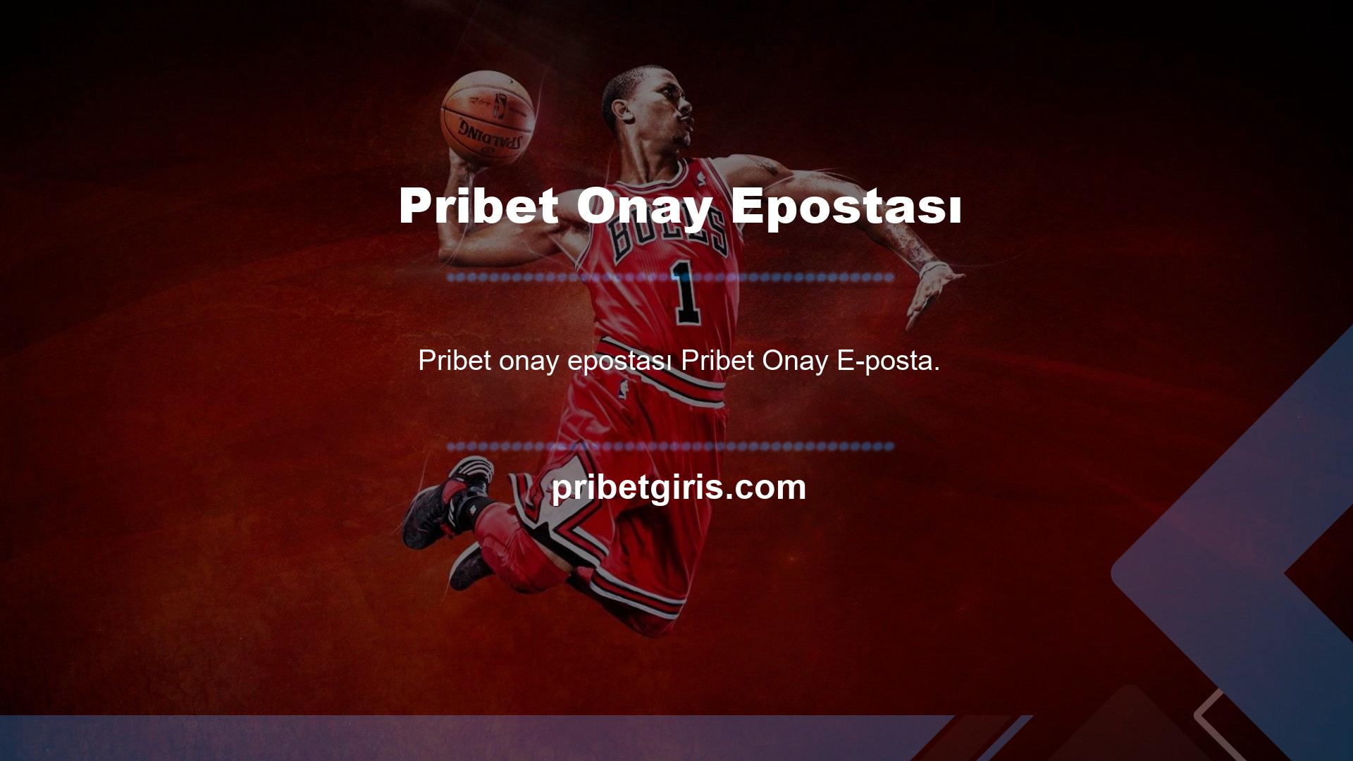 Pribet web sitesi, kayıttan sonra hesabınızın doğruluğunu doğrulamanızı isteyecektir